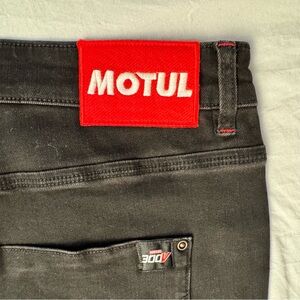 MOTUL Men’s 300V Biker Jeans pants Size 2XL Ester Core Black Red Trim Mens